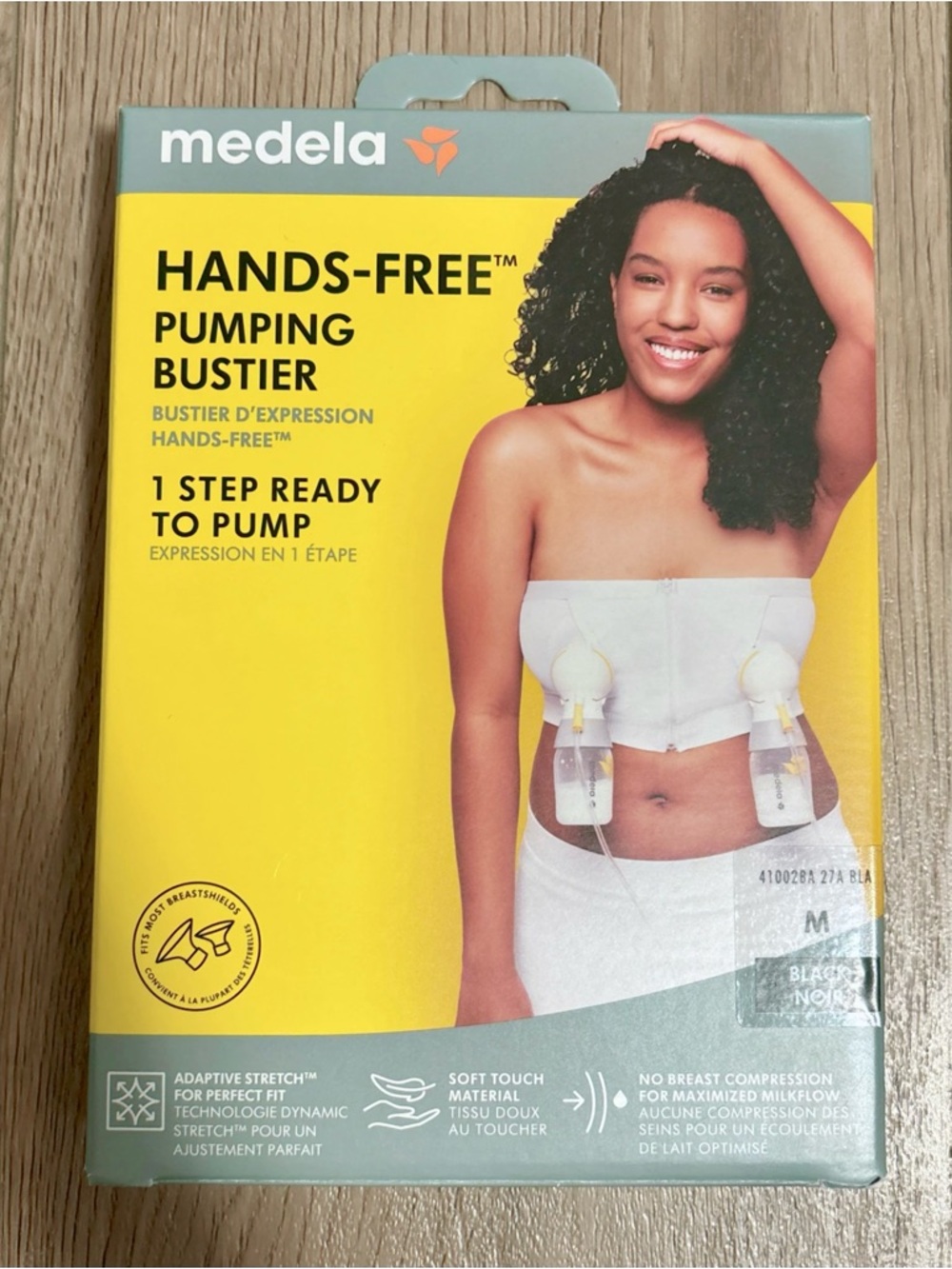 Medela Hands-Free Pumping Bustier Black